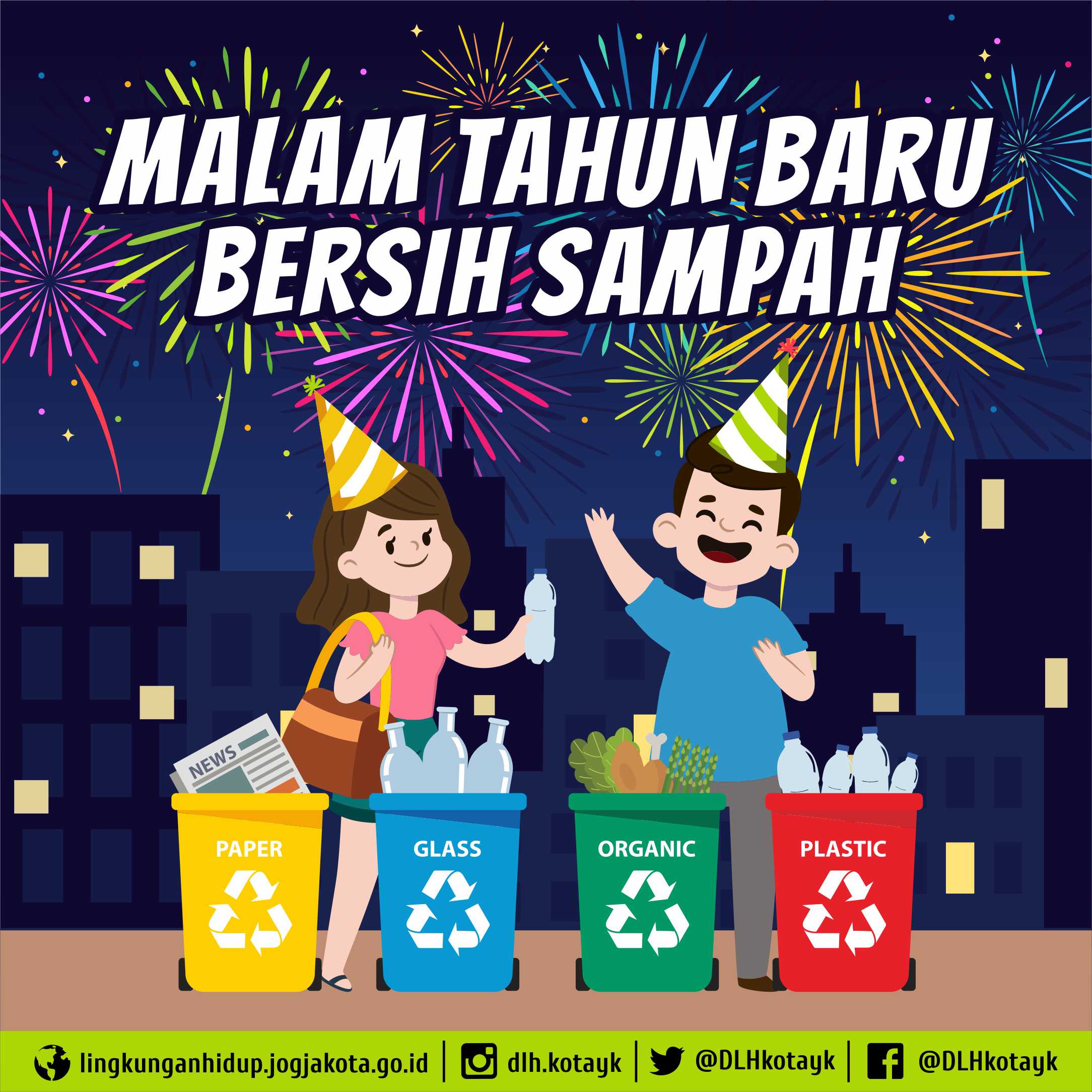Surat Edaran Kepala DLH Kota Yogyakarta tentang Himbauan Bersih Sampah pada Perayaan Malam Tahun Baru 2019 di Kota Yogyakarta