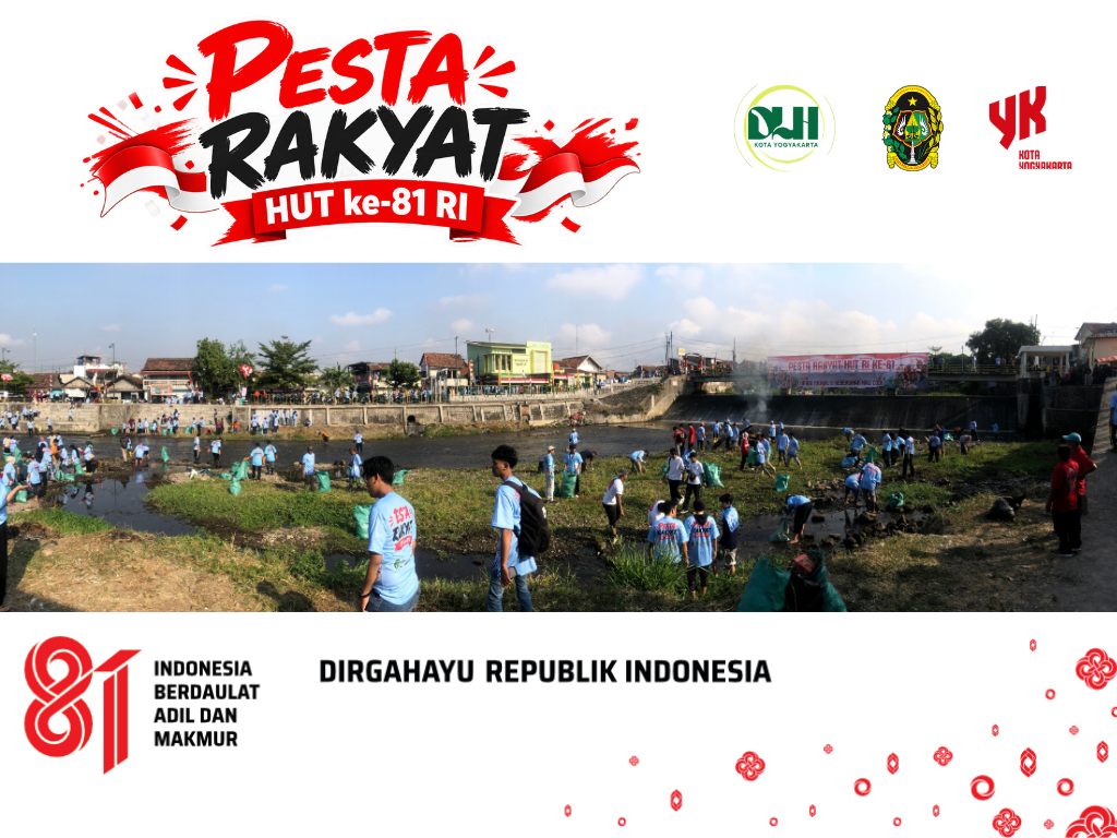 PESTA RAKYAT HUT KE-81 RI : Resik Kaline, Sehat Kota-ne