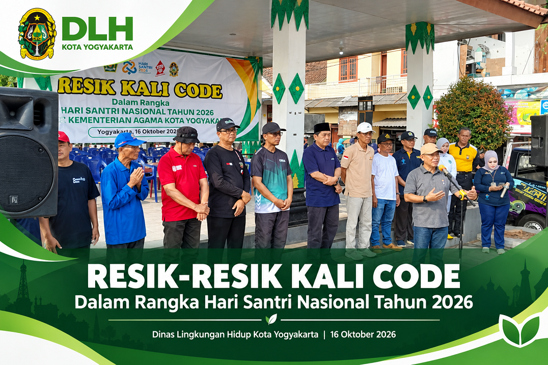 Sambut Hari Santri 2026, Kantor Kemenag Kota Yogyakarta dan Pemkot Yogyakarta Bersihkan Kali Code, Tanam Pohon, hingga Tebar Benih Ikan